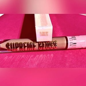 JEFFREE STAR Cosmetics Supreme Gloss BLOW MY CANDLES Nude Peach Lipgloss NEW